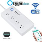 709112842545 Wifi Power Socket Surge Protector Multi Plug White