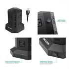 713923622227 Imlezon Tower Surge Protector Power Strip Extension Cord