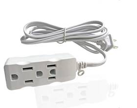 767901211613 3 Outlet Surge Protector Power Strip Input 2 Flat Pinsoutput3x3pins3ft6ft9ft1