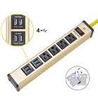 769700885408 Bestten Aluminum Alloy Workshop Power Strip With Usb