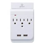 78081 Globe Electric Outlet Surge Protecting Charging Station With 058219780817