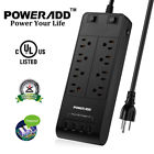 8 Outlet 4 Usb Smart Power Strip 709445110441