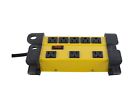 80698 Maxworks Power Strip With Metal Housing
