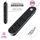 8135 Branded Power Strip Surge Protector Outlet Usb Led 6839287608135
