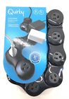 840410101566 Quirky Pivot Power Flexible Surge Protector Strip Black