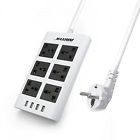 842113146929 Maximm Universal Usb Charging Hub Grounded Outlet Power
