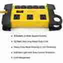 85477 Bestten 8 Outlet Metal Power Strip Heavy Duty Design 12 Foot Ultra Long Cord 769700885477