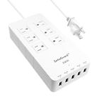 Zg650 855202006462 Zettaguard Power Strip White