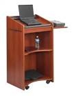8918cy Ge Executive Mobile Lectern In Cherry Finish Id
