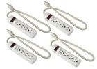 9236362505 Hft Lot Of Pack Outlet Power Strip Surge Protector Amp