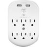 96010 Westinghouse Usb Port Surge Protector Home Office Wall 686140960109