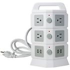 A16052400ux0244 Uxcell Desktop Power Strips Surge Protector Us Outlet With Usb