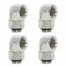 Ab-0812 Yaeccc Pack Silver Chrome Degree Rotary Fitting Adapter 733810532668 Ab-0812 Yaeccc Pack Silver Chrome Degree Rotary Fitting Adapter 733810532668