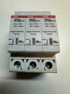 40-1500h Abb New Ovr Pv C U 3 Pole Surge Protective Device