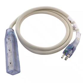 Ac Works 313056096058 5 Ft. 15-amp 12/3 Heavy Duty Tri-outlet Power Strip Cord With Indicator Ac Works 313056096058 5 Ft. 15-amp 12/3 Heavy Duty Tri-outlet Power Strip Cord With Indicator