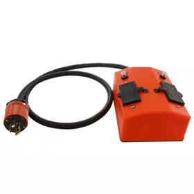 L14-20 Ac Works 744110089929 50 Ft. Nema Generator Locking Plug To Pdu Outlet Box Gfci And Breakers