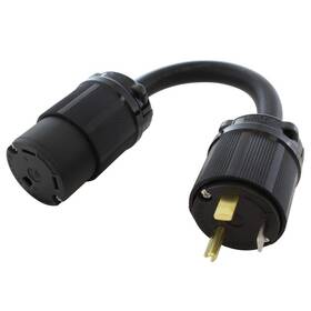 Stt30pr-012 Ac Works 1 Ft. 30 Amp 125-volt Nema Tt-30 Rv Outlet Extender
