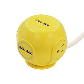540j Accell 826388112148 Power Cutie - Compact Surge Protector With 3 Tamper Resistant Prot