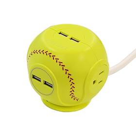 D080b-049d Accell Power Cutie Compact Surge Protector With 3 Tamper Resistant 540j Protected
