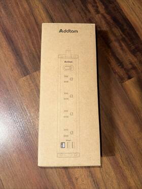 Ad12w3u Addtam Surge Protector Power Strip - 10 Ft Extension Cord White New