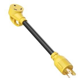 Afs Qiore 763667767401 30 Amp Surge Protector 30amp To 110v Rv Adapter Plug