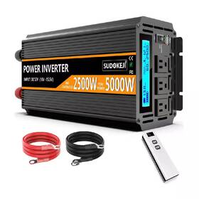 2500w Ahfiwaso 313113816889 3-outlet Power Strip Surge Protector Inverter Dc To Ac With Remote C