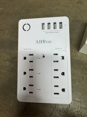 Ahr-085 Ahrise Wifi Surge Protector With 4 Usb Charging Ports -