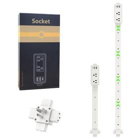 Aidmom 797457547966 Outlet Extender Electrical Stick Wall Outlets Plug-extends 9 Inch -45