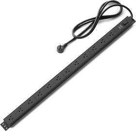 Ac-12qxa-d00 Amazon Basics 12 Outlet Surge Protector Power Strip 6 Ft Cord Rectangle