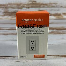 Hpka42cwbamz Amazonbasics Amazon Basics Smart In-wall Outlet Works With Alexa Wifi New