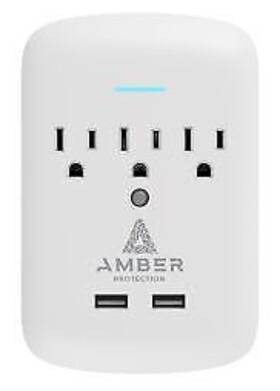 Amber Protection 860011859710 3-outlet-surge Surge Protector 2024