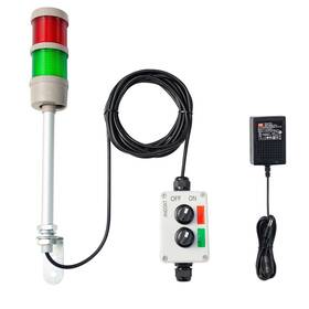 2-stack Andont 727198738569 Led Andon Tower Signal Light With Buzzer Red/green On/off/flash Abb S