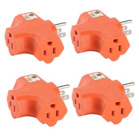 Aniai 716852888399 3 Outlet Adapter Ul Listed Way Splitter - T-shaped Outdo
