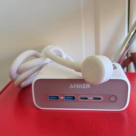 A91c0 Anker 525 Charging Station Power Strip Surge Protection Usb Ports White
