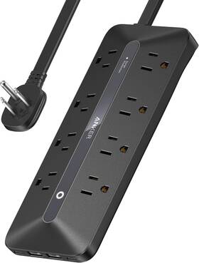 A91f4 Anker Flat Plug Power Strip 12-in-1 Usb C With 8 Ac Outlets 2