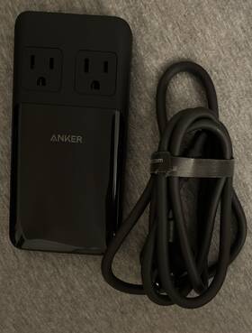 Aka9128 Anker Prime 6-in-1 Usb C Charging Station 140w Power Strip 5ft Detachable Cord