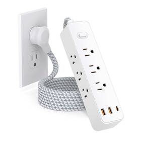Aociwe 740720295767 Power Strip Surge Protector -9 Outlets And 3 Usb Ports 1 Type-c Port 2000 Jo