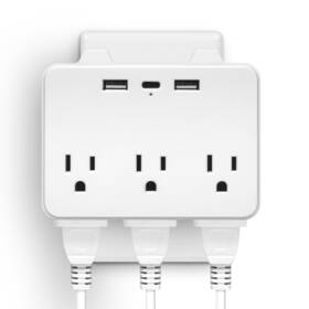 Aociwe 740720296542 Outlet Extender Surge Protector. 6 Outlets And 2 Usb Ports 1 Type-c Port 18