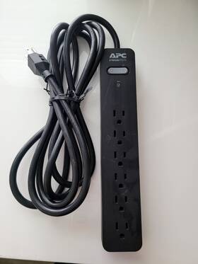 Pe610 Apc P610e Surge Protector 6 Outlets 6ft Extension