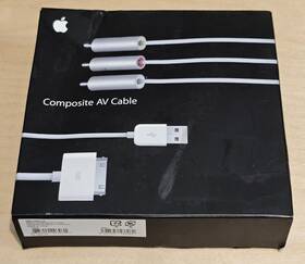 Apple 885909271139 Mb129ll/a Composite Av Cable Iphone/ipad/ipod Video/nano 3rd Gen/classic