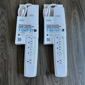 0284670510 Aps Lot Of 2 Uninexpower Managed Energy Controlled Surge Protected 7- Outlet