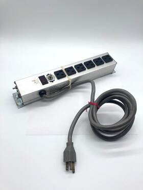 61-2619a Archer Vintage 6-outlet Power Strip Circuit Breaker 6 Cord With Mounting Brackets