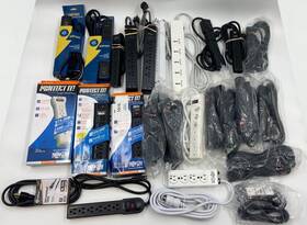 Assorted 847628557451 Power Strips And Surge Protectors For Home Business Use Lot Of 25