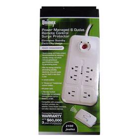 Atb 602846706025 Power Strip 6 Outlet With Rf Remote Control Surge Protector Home Office Save Energy