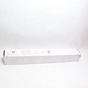 164297 Atom Power Strip 2 Receptacles 1 Usb-a/c 120v White 18 Inch