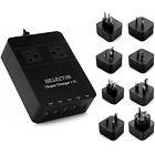 B074btx9wg Iselector Usb Travel Power Strip With International Adapters 612068647723