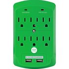 B1-6s900j2usb-grn Office Style Surge Protector 811691021737