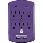 B1-6s900j2usb-prpl Office Style Surge Protector 811691021744