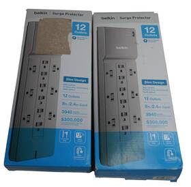 2325gt Belkin Lot 2 12-outlet Surge Protector Power Strip With 12 Ac Outlets