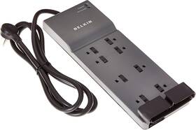 U-s6899 Belkin Inc. 8-outlet Power Strip Surge Protector With Flat Plug 6ft Cord Ideal For Co